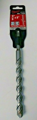 Milwaukee 48-20-7602 5/8'' x 6'' x 8'' SDS Plus 2 Cutter Carbide Bit Germany