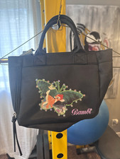 Disney Bambi Black Tote Handbag - Disney Franchise Character/Story Theme