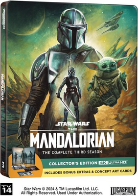 #ad The Mandalorian: The Complete Third Season New 4K UHD Blu ray 4K Mastering $51.93