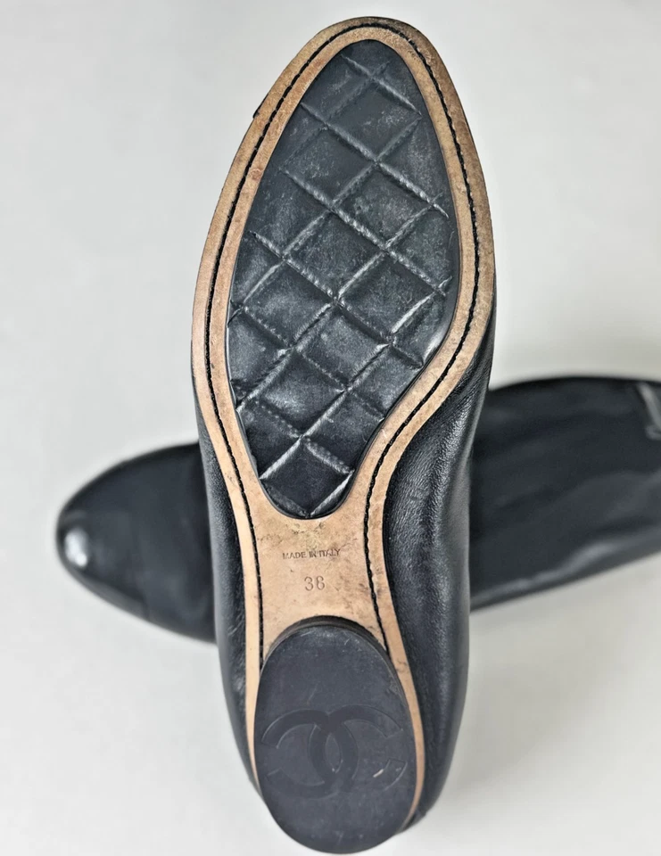 Zapatos planos de ballet Chanel charol 36 🥰 Foto 3 de 4