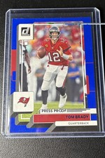2022 Panini Donruss - Tom Brady #255 Press Proof Blue