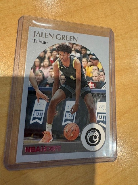 2021-22 Panini Chronicles Draft Picks Retro Jalen Green Pink RC #54 - Rockets