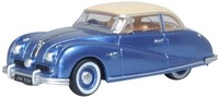 Oxford Diecast Austin Atlantic Coupé Blau Elfenbein 1:76 Metall 76ATL006