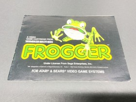 Atari 2600  Frogger  Game  and Manual   Tested