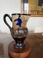 Pichet en grès émaillé de la période Odetta. Quimper