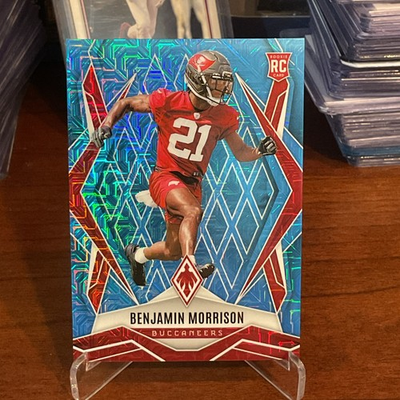 #ad #ad 2025 Phoenix 247 Benjamin Morrison Light Blue Mojo 85 Rookie Tampa Bay Bucs RC $4.71
