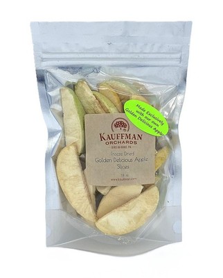 Kauffman Orchards Freeze-Dried Golden Delicious Apple Slices- 1.5 Ounce Bag