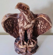 Adler Figur Statue aus massivem Kunststein 30cm Für den Innenraum