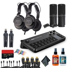 RODECaster Video All-in-One Production Console  Studio Headphones  Microphone