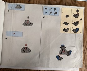LEGO Star Wars Tracker I, 75185 Manual ONLY