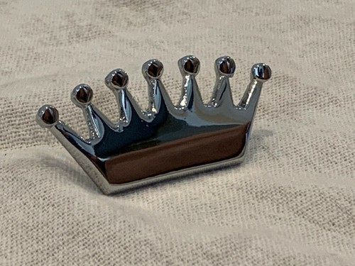 1958 Cadillac Fleetwood 60 Special Seatback Emblem Crown Medallion Insert - Picture 2 of 6