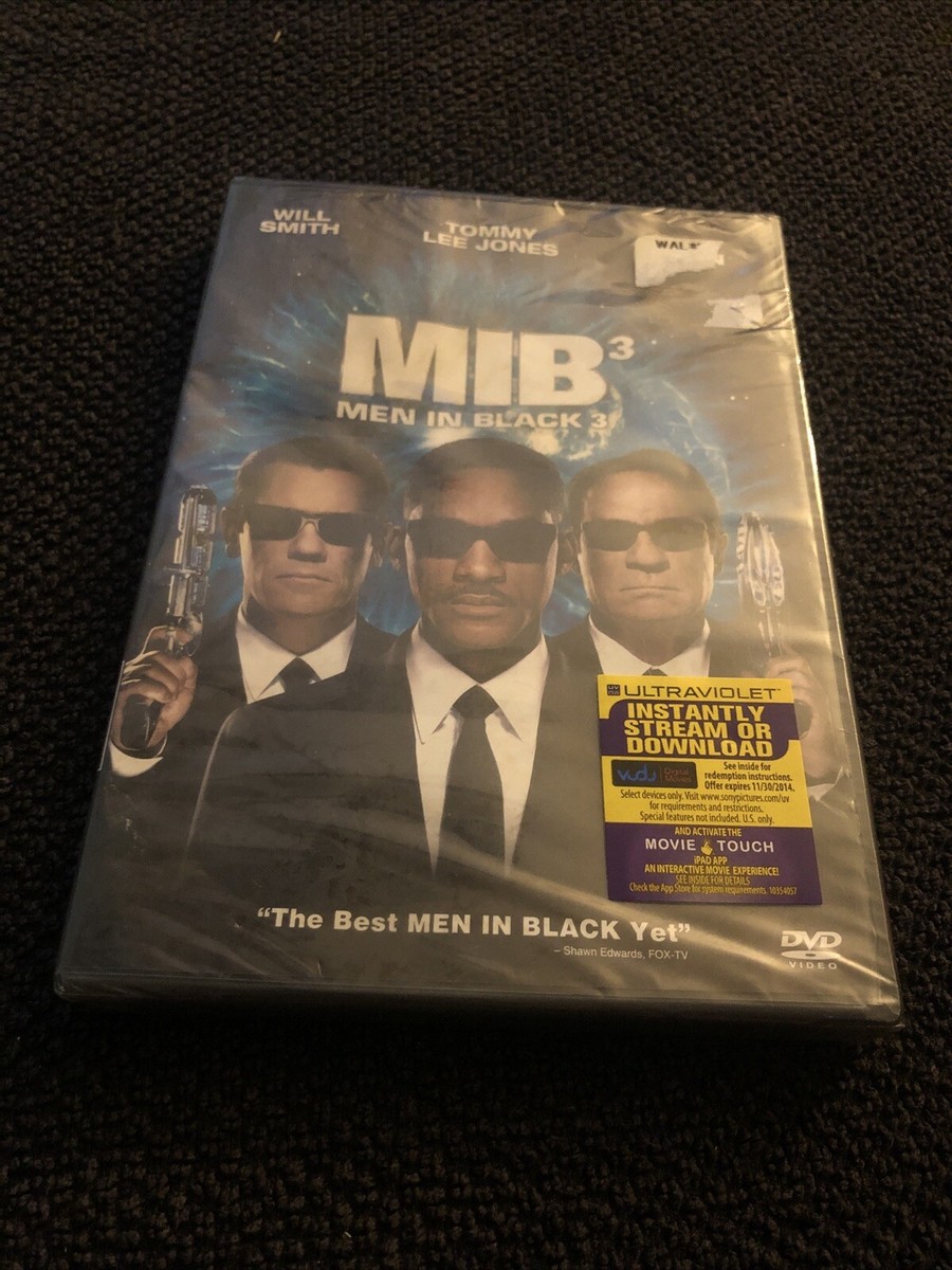New Men in Black MIB DVD UltraViolet Digital Code SEALED