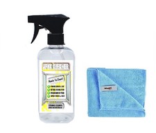 UPVC Cleaner Plastic Door Conservatory Window Frame Spray Strong 500ml + Cloth