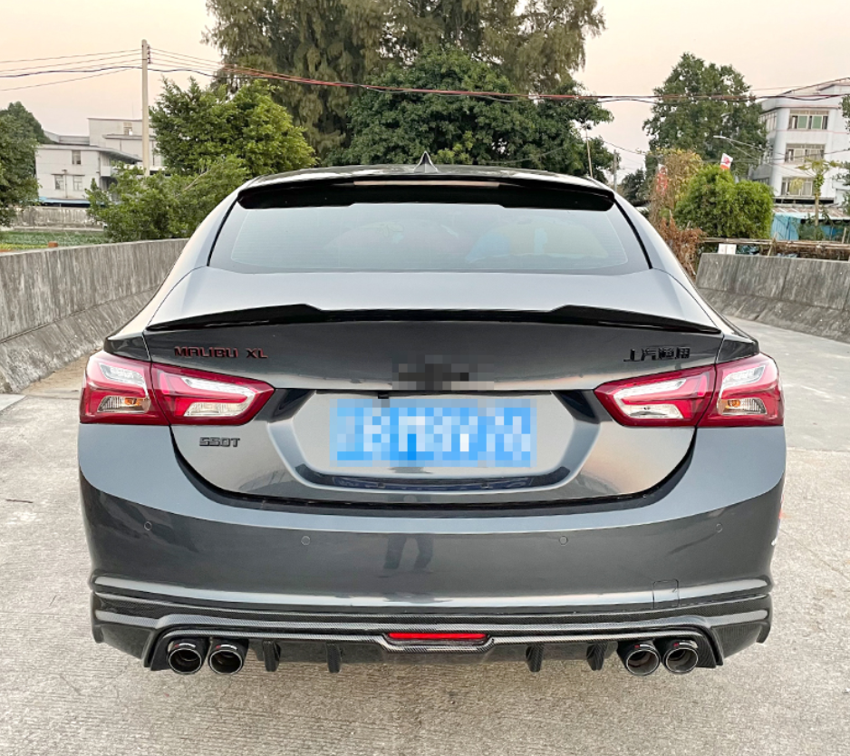 For 20162021 Chevrolet Malibu Black ABS Rear Tail Trunk Spoiler Wing