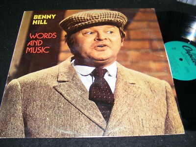 BENNY HILL British Comedy Legend LP WORDS AND MUSIC 1980 Capitol US Issue