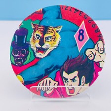 '70s Vintage Tiger Mask Menko Card Retro Very Rare Japanese Anime Toei Japan F/S