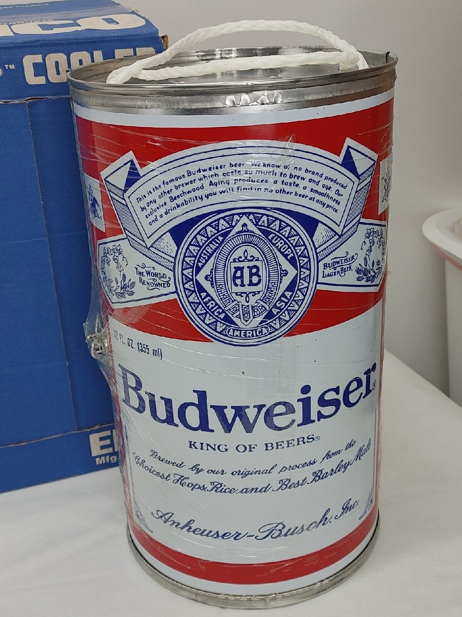 Garage Budweiser Cooler Can Retro 1950s Skotch Kooler Gallon