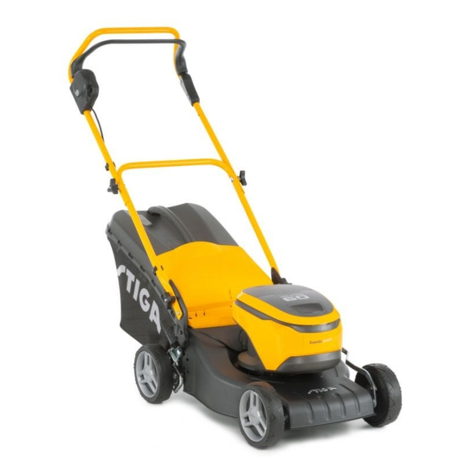 Tondeuse Stiga Combi 43 MAE sans fil à batterie avec carter en acier de 41cm de coupe