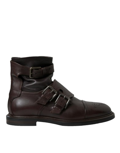 Dolce & Gabbana Bernini Leather Boot Men display picture 1
