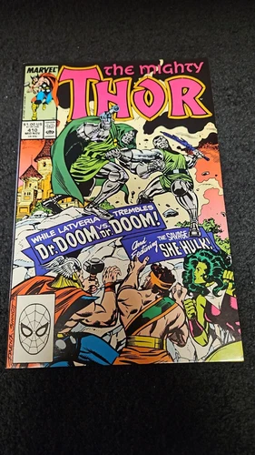 1989 MARVEL COMICS THOR #410 VF/NM VINTAGE SHE-HULK DR. DOOM Visit My eBay Store