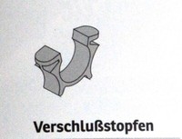 5 StüCk VerschlußStopfen FüR SM- Und Kunststoff-Gardinenschienen
