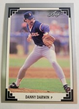 1991 Danny Darwin Leaf #405 Pitcher Boston Red Sox Baseball Card MLB