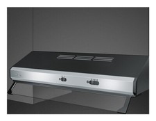 Smeg Cappa Filtrante Sottopensile Incasso 60 cm Classe C Nero / Inox KSEC61XE3