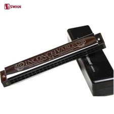 24 holes Tremolo Harmonica Key of C harp Mouth Organ Musical Instruments