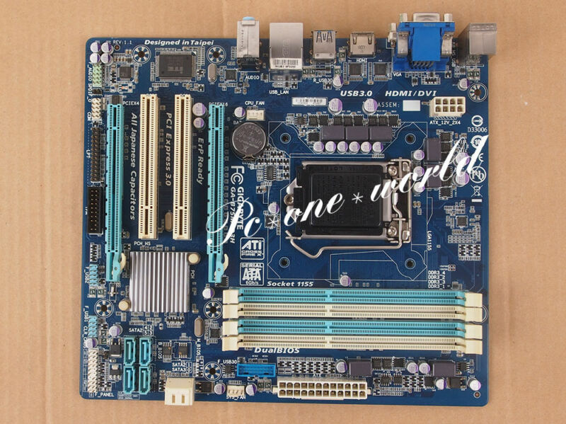Gigabyte GA-B75M-D3H motherboard Socket 1155 DDR3 Intel B75