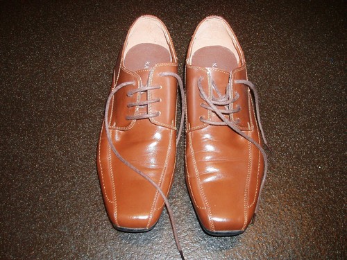 KANGOL BROWN LEATHER SHOES SIZE 9 | eBay
