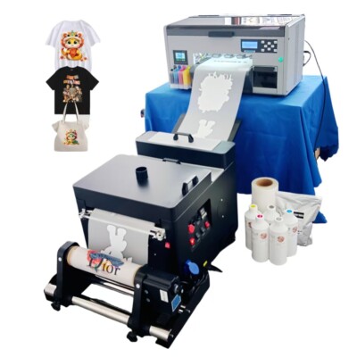 New style A3 DTF Priner with Shaking Dryer lnclude one Set lnk & Film and Powder