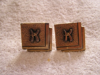 Vintage Windsor Cufflinks Initial K
