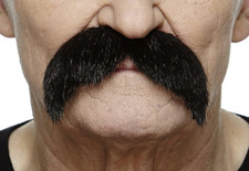 Self Adhesive Fake Mustache, Novelty, Walrus False Facial Hair for Adults, Costu