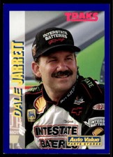 Dale Jarrett 1994 Traks Auto Value Parts Stores Collector Cards # 9 Base