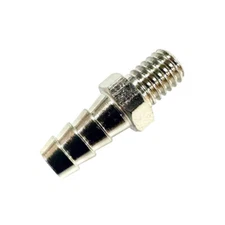 Dental 1/8"x10-32 Brass Barb (For Pressure Head Assembly)(25/pk) Similar to DCI