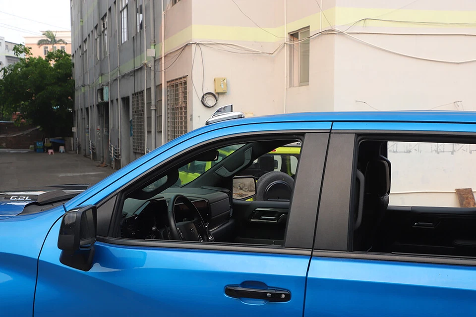 Chrome Plated Antenna Cover Trim Frame Exterior For 19-25 Chevrolet Silverado 1X Foto 4 de 4