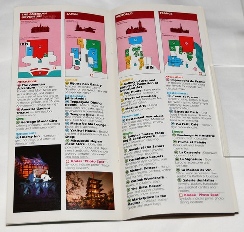 Libro guía central EPCOT 1985 nave espacial Earth Journey Into Imagination Living Seas - Imagen 18 de 24