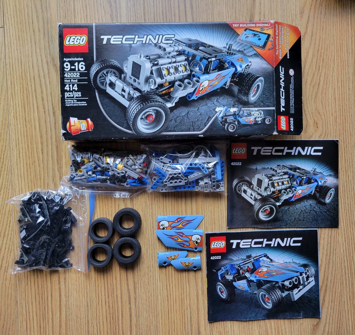 LEGO TECHNIC: Hot Rod 42022 Complete With Box And Instructions