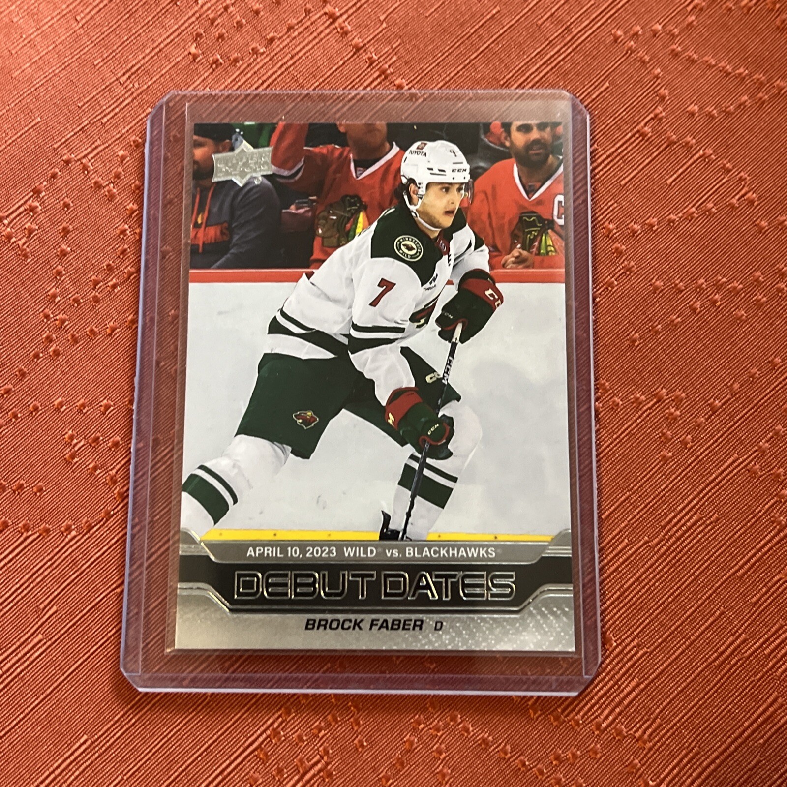 2023-24 Upper Deck Series 1 - Debut Dates #DD-15 Brock Faber (RC)