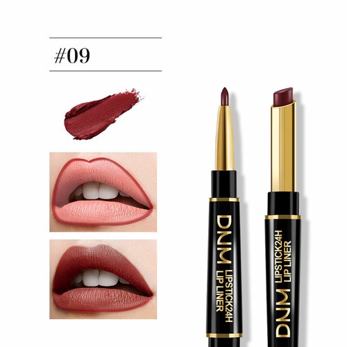 Double End Women Lipstick Matte Lip Liner Pencil Waterproof Long Lasting Mak ❥ - Picture 20 of 24