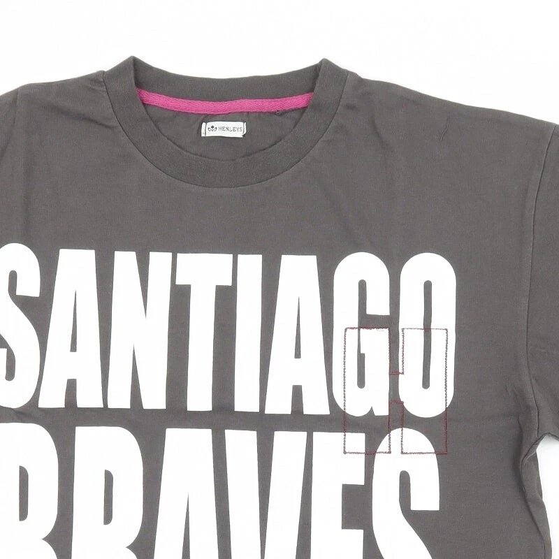 Henleys Womens Green 100% Cotton Basic T-Shirt Size 3XL Crew Neck - Slogan - Image 4 of 4