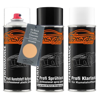 Lack Spraydosen Set Kunststoff für Buick Cadillac Chevrolet Corvette WA9836 Gold