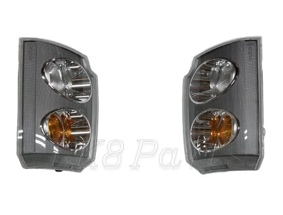 Range Rover L322 03-05 Juego de luces giratorias de lámpara lateral de estacionamiento de esquina delantera estilo europeo Foto 2 de 4