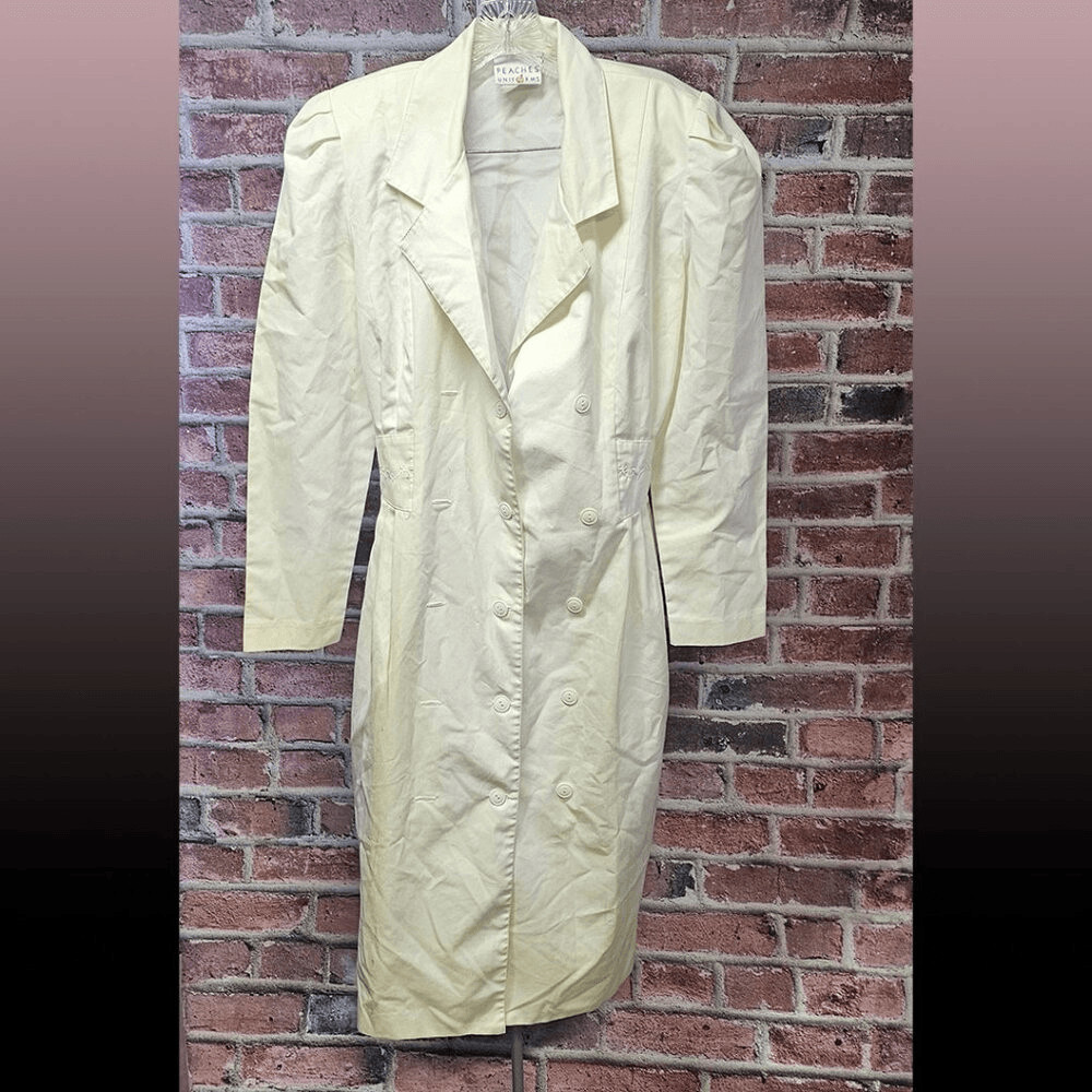 Women's PEACHES UNIFORMS Nurse Lab Dress Medium VINTAGE