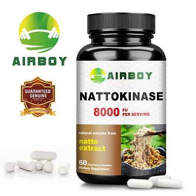 Nattokinase Capsules 8,000 FU-Blood Pressure Balance,Cardiovascular,Heart Health