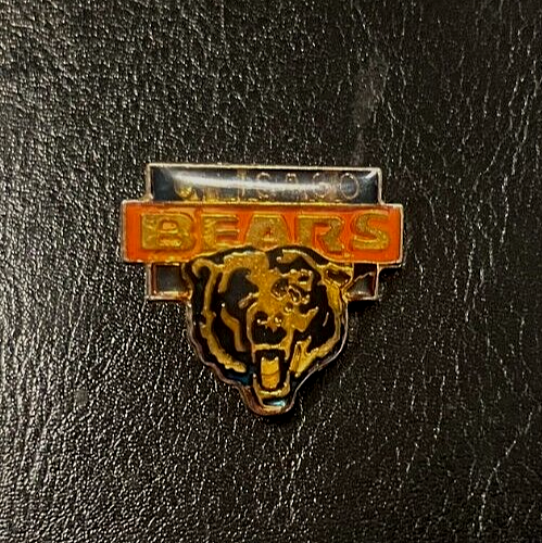 ⭐️ 1984 Vintage Chicago Bears NFL Football Hat Lapel Jacket Pin Pinback ...