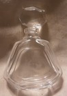 Vintage French Clear Cristal Perfume Bottle w/Etched Victorian Lady — photo 4