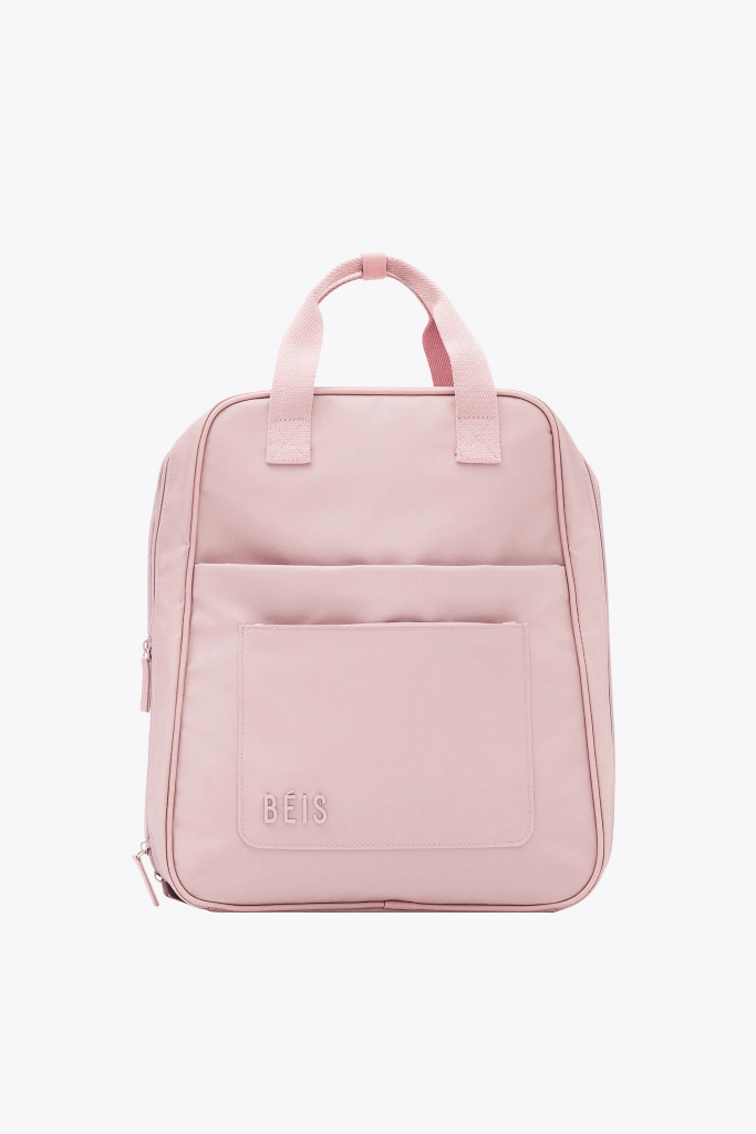 NWT BEIS The Expandable Backpack in Atlas Pink