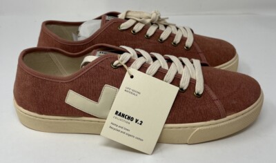 Flamingos Life Rancho V.2 Hemp Linen Vegan Sneaker Brick Size 45 Run Large
