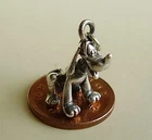BEAUTIFUL  STERLING SILVER '  PLUTO  '  CHARM CHARMS